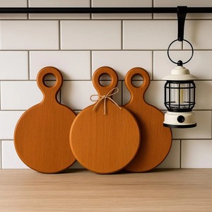 Tabla Redonda de Madera Premium con Mango, Tabla de Cortar Resistente para Servir Pizza y Uso en la Cocina, Venta al por Mayor desde India - Product Image 5