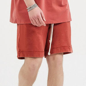 Pantalones Cortos con Lavado Ácido Más Vendidos, 100% Algodón, Ecológicos, Cintura Alta Elástica, Hechos a Medida, Ropa de Calle, Ropa Casual para Hombre - Product Image 4