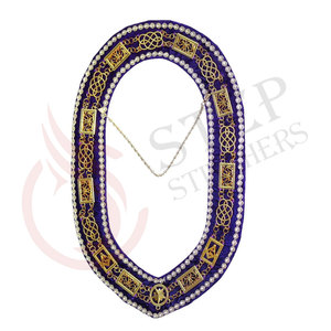 Collar de cadena con diamantes de imitación, Collar de cadena de oro/plata en terciopelo rojo - Product Image 6