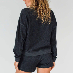 Sudadera de Doble Punto para Mujer, Suave y Cómoda, Perfecta para Uso Casual y para Usar en Capas Durante Otoño e Invierno - Product Image 4