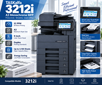 Photocopieur multifonction monochrome A3 d'occasion 3212i, 32 ppm, imprimante recto verso, scanner, machine de photocopie de bureau, origine Japon