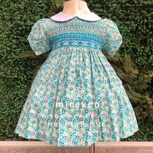 MITEXCO venta al por mayor vestidos fruncidos para niñas hechas en Vietnam algodón suave de alta calidad OEM ODM disponible - Product Image 1