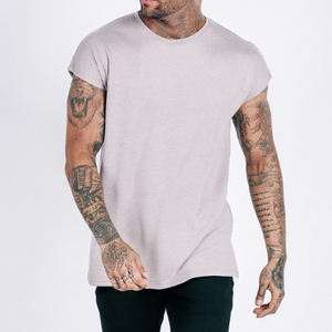 Camiseta de diseño personalizado 50% Algodón 50% poliéster Oem Logo manga corta Camiseta de algodón liso en blanco al por mayor - Product Image 1