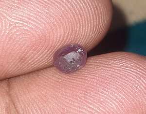 Extraordinaria hermosa estrella Rosa natural zafiro piedra preciosa forma de corte ovalado piedra preciosa suelta genuina para hacer joyería OEM a granel - Product Image 3