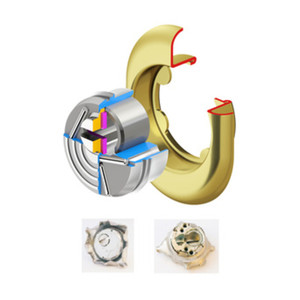 Protezione Monolito Bd200 in Ottone Cromato Satinato - Product Image 1