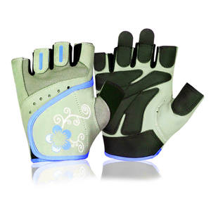 Gants de cyclisme demi-doigts pour femmes 2024 avec paume et doigts protecteurs en cuir PU durable, couleurs et tailles personnalisables, nouveau design, moins de doigts libres - Product Image 5