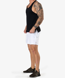 เสื้อกล้ามลำลองสำหรับผู้ชายเสื้อกล้ามออกกำลังกายโลโก้ด้านหน้าระบายอากาศได้ดีเสื้อถักสำหรับไลฟ์สไตล์ออกกำลังกายปักลายลูกไม้พิมพ์ออฟเซต - Product Image 5