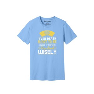 Camiseta informal de algodón 100% con impresión de temas de Buda en 3D, 12 opciones de color, 160-180, colocación de diseño personalizable GSM pesado - Product Image 1