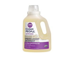 Clean People Eco-Friendly <b>Liquid</b> Laundry Detergent Lavender Scent, 200 Loads - Product Image 1