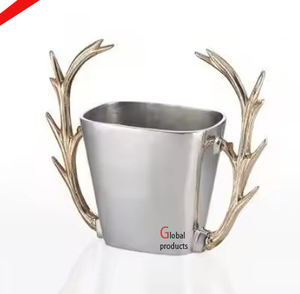 standard quality <b>gold</b> plated aluminum deer design wine rack <b>ice</b> <b>bucket</b> for hotel restaurant and bar - Product Image 5