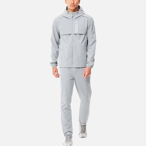 Conjunto Deportivo Ecológico Personalizado 2024, Unisex, Grueso, 100% Algodón, Chaqueta Cortavientos, Puños Ajustables, Manga Estampada - Product Image 1