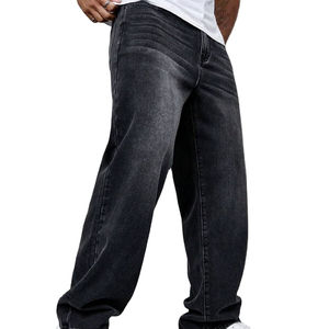 Streetwear Style <b>Men</b> Slim Fit Washed Denim Pants Wholesale Casual <b>Jeans</b> Multiple Sizes Custom Colors Comfortable Fabric - Product Image 1