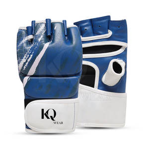 Guantes de Entrenamiento de Cuero para MMA, Paneles de Malla Transpirable, Palma Reforzada, Diseño Ligero, Correa de Muñeca Ajustable para un Mejor Control - Product Image 2