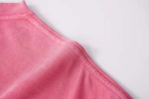 Alta calidad verano en blanco Unisex ancho cuello redondo manga corta de gran tamaño para hombre 250gsm algodón Vintage lavado ácido camiseta - Product Image 6