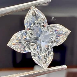Diamant de laboratoire Lily Cut, certifié IGI, 1 à 3 carats, forme fantaisie unique, CVD HPHT, fabricant et fournisseur en gros - Product Image 1