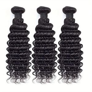 Remy Virgin Brazilian Deep Wave Raw Hair Wefts Calidad Premium Sedoso y brillante - Product Image 5