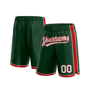 2024 haut tendance personnalisé imprimé Logo haute qualité 100% coton maille basket-ball Shorts pour hommes mi été plage brodé - Product Image 3