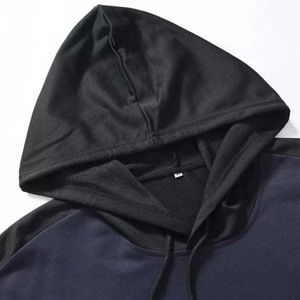 100% algodón polar manga larga pulóver sudaderas con capucha bordado de secado rápido servicio OEM hombres ropa deportiva ligera gimnasio Fitness sólido - Product Image 5