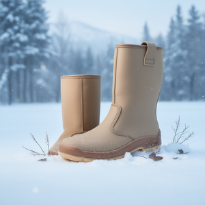 Botas de Seguridad Jalartic SAS para Invierno, Impermeables, para Construcción, Color Beige, Talla 45 W S3L CI FO SR Winterschlupfstiefel - Product Image 3