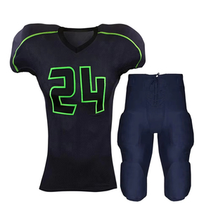 OEM Custom Made 100% Polyester Football Américain Uniforme Haute Qualité Nouveau Design Respirant avec Excellent Confort Personnalisable - Product Image 1