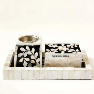 Material de fregona de estilo árabe, quemador de incienso de buena fragancia con estilo único, artesanías de alta calidad con Incrustaciones de nácar - Product Image 1