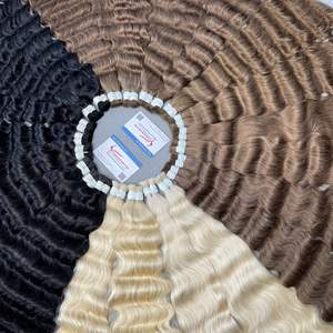 8-10 pulgadas 100% Extensiones de cabello humano virgen Remy camboyano vietnamita Venta flash Cabello a granel listo para enviar - Product Image 1