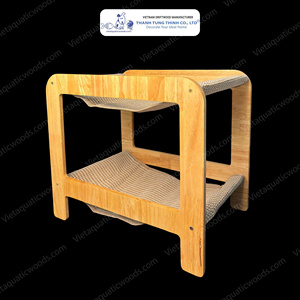 Wooden Pet Hammock Rectangle Modern Indoor Cat Bed Durable Solid Wood Made in Vietnam - Product Image 4