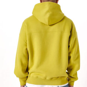 Poids lourd surdimensionné Boxy Fit grande taille Vintage Street Wear coton polaire Logo personnalisé sweat hommes sweats à capuche - Product Image 6