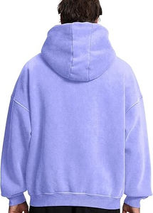 Sweat à capuche zippé de haute qualité personnalisé confortable et respirant à la mode prix de gros unisexe lavage à l'acide sweats à capuche poids lourd - Product Image 6