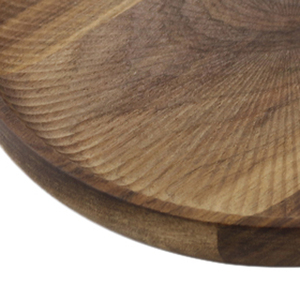 Nouveauté Plateau de service en bois de forme ronde Plateau à pizza fait à la main Plateau de service en bois de meilleure qualité personnalisé pour usage domestique - Product Image 4