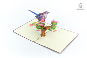 Cartes d'animaux artisanales faites à la main Pop-up de haute qualité cartes-cadeaux pour les occasions personnaliser la commande - Product Image 4