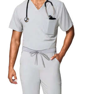 Vente chaude de haute qualité ensembles de gommage personnalisés pour hommes femmes tissé 100% coton tissu hôpital utilisation détection d'aiguille dernière - Product Image 6