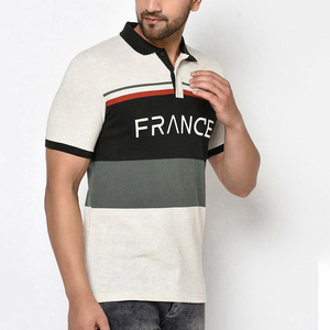 Alta calidad OEM bajo MOQ impresión personalizada bordada 220g Color sólido tallas grandes hombres polos Color personalizado - Product Image 3