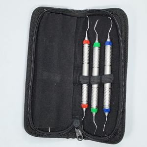 Gracey ชุดทำความสะอาดและเติมฟันสำหรับโรงพยาบาลด้วยตนเอง13/14 1/2เหล็กพรีเมี่ยมเคลือบทรายเพชร CNC แบบใช้พลังงานด้วยตนเอง - Product Image 1