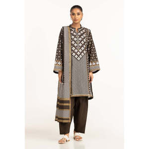 Traje de Jardín Verde Oscuro de 3 Piezas con Botones Dorados para Mujer, Estilo Casual - Product Image 3