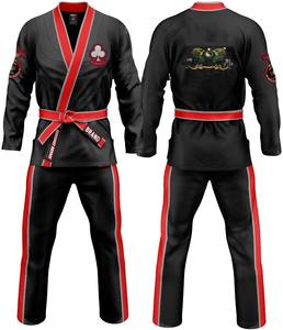 Jiu Jitsu brésilien Kimono 100% coton Jiujitsu MMA Gi avec ceintures Short de boxe pour hommes personnalisé Rash Guard pour Karaté Arts martiaux - Product Image 1