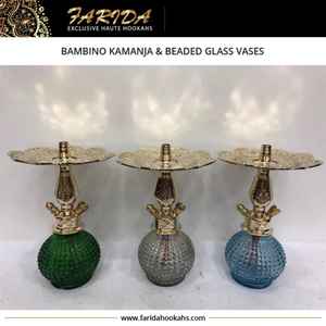 Cachimbas Farida al por Mayor, Mini Cachimba Egipcia de Lujo de Latón Macizo, Diseño Recto, Técnicas de Laca, Accesorios - Product Image 5