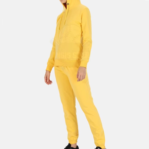 Wholesale Price Women's Regular Fit Pullover Winter Tracksuit Light <b>Weight</b> Casual Style Solid Pattern <b>Stand</b> 100% Cotton Custom - Product Image 6