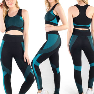 ชุดออกกำลังกายผู้หญิงไซส์ใหญ่แบบสั่งทำขายส่ง ผ้าล้วนฟอกสี ชุดบอดี้สูท 2 ชิ้น พร้อมแจ็คเก็ตซิปและเลกกิ้ง บริการ OEM - Product Image 6