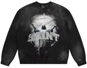 Chaqueta de Forro Polar con Estampado Personalizado y Bordado de Pedrería de Alta Calidad y Gran Demanda, Sudadera con Capucha Estilo Vintage para Hombre - Product Image 6