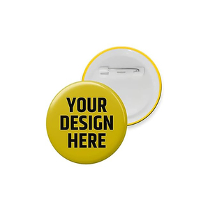 Customised Personalized Photo & Logo Printed Pin Badges Modern Style <b>Personalised</b> Size 58mm for Events & Parties - Product Image 1