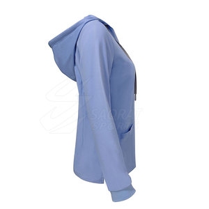 Sweat à capuche médical décontracté pour femmes Tissu doux et extensible pour les soins de santé Sweat à capuche pour les soins de santé - Product Image 3