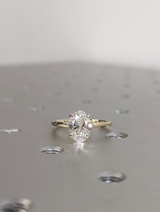 Handmade Vintage Natural Stone Diamond Engagement <b>Ring</b> Fine Jewelry <b>Indian</b> Pearl Gold Plated Prong Setting Christian Women's - Product Image 4