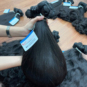 Extensions de cheveux vierges vietnamiens en gros, mèches de cheveux avec fermeture en dentelle HD, qualité supérieure - Product Image 3