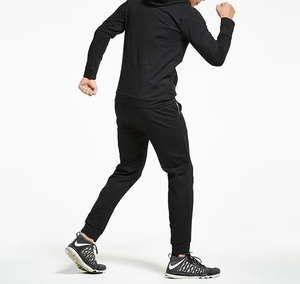 ชุดวอร์มไนลอนโพลีเอสเตอร์ ชุดกันลมสำหรับผู้ชาย แจ็คเก็ตกันน้ำ มีซิปและกระเป๋า สะท้อนแสง - Product Image 4