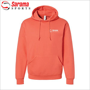 Sudadera con capucha para hombre, de algodón, de gran tamaño, personalizada, Oem, de alta calidad, color marrón, pesado - Product Image 4