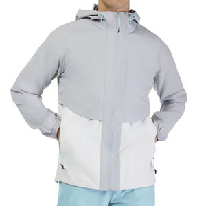 Chaqueta Cortavientos Ligera de Lona Recubierta con Capucha, Transpirable, Impermeable, para Hombre, Ropa Deportiva y de Trabajo Personalizada, Venta al Por Mayor - Product Image 6