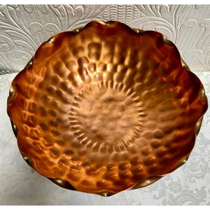 Bol à soupe alimentaire au design antique martelé bol de service alimentaire en cuivre de taille moyenne de forme personnalisée de qualité supérieure - Product Image 5