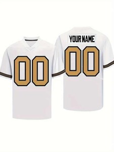 Camiseta de fútbol americano con sublimación de alta calidad, nuevo diseño, uniforme ligero y cómodo, transpirable de talla grande - Product Image 2