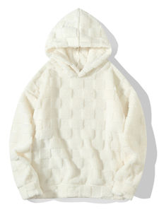 2025 Sudadera con capucha de lana de alta calidad para hombres con logotipo de marca personalizado bordado Diseño de chaqueta OEM para exteriores con impresión en relieve - Product Image 2